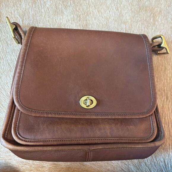 Vintage Coach Rambler’s Legacy 9061 British tan/Vicuña - Picture 6 of 12